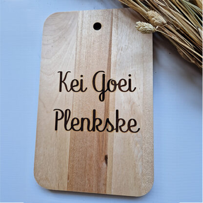 Gegraveerd Plenkske (Serveer plankje Goei) - Afbeelding 2