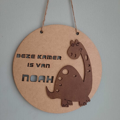 Ring (Naam met kinderfiguur) Dino - Afbeelding 2