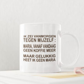 geen koffie meer