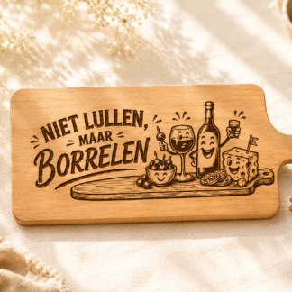 Niet lullen maar borrelen