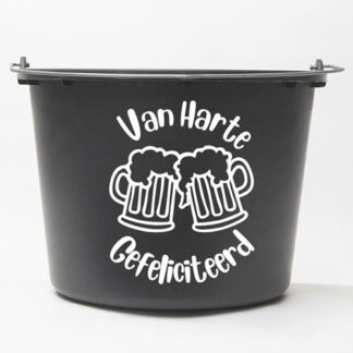 Gefliciteerd (bierglas) GF08