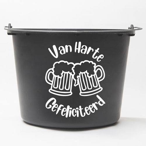 Gefliciteerd (bierglas) GF08