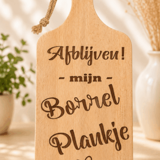 Afblijven mijn plankje