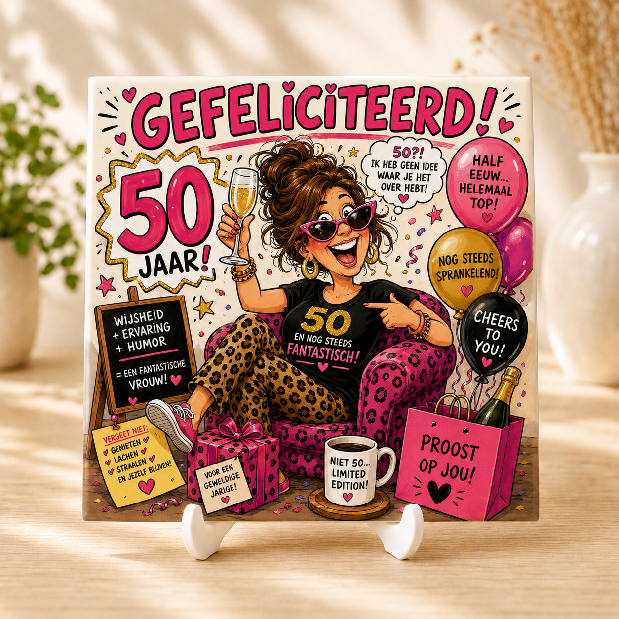 Tegeltje - 50 Jaar (Vrouw) 2